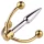 Urethralplay - urethra dilator met anker - metaal - 4,5cm - zilver