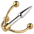 Urethralplay - urethra dilator met anker - metaal - 4,5cm - zilver