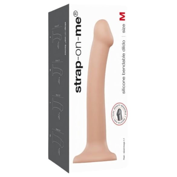Strap-on-me M - Dubbele Laag Realistische Dildo - Medium (Naturel)
