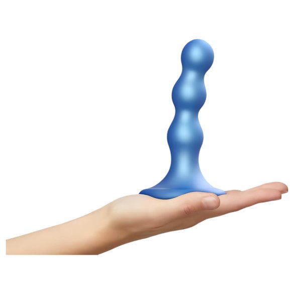 Strap-on-me Balls S - bolvormige zuignapdildo (blauw)