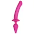 Strap-on-me Switch Semi-Realistic XXL - 2-in-1 dildo (roze)