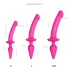 Strap-on-me Switch Semi-Realistic XXL - 2-in-1 dildo (roze)