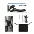 Strap-on-me - strap-on vibrerend luchtdruk vibrator - zwart