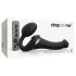Strap-on-me - strap-on vibrerend luchtdruk vibrator - zwart