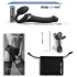 Strap-on-me - opzetvibrator met luchtdrukgolven - zwart - maat M