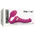 Strap-on-me - strap-on luchtdruk vibrator - klein - siliconen - roze