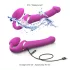 Strap-on-me - strap-on luchtdruk vibrator - klein - siliconen - roze