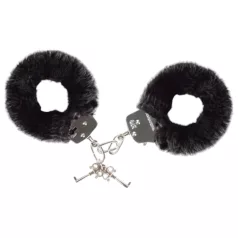Love to Love - pluche handboeien - zwart