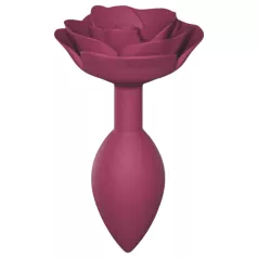 Love to Love Open Roses M - siliconen anaalplug (rood)
