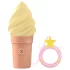 Love to Love Cand Ice - oplaadbare clitoris vibrator (vanille)