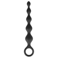 Dorcel Deep Feel - anale dildo met kralen (zwart)