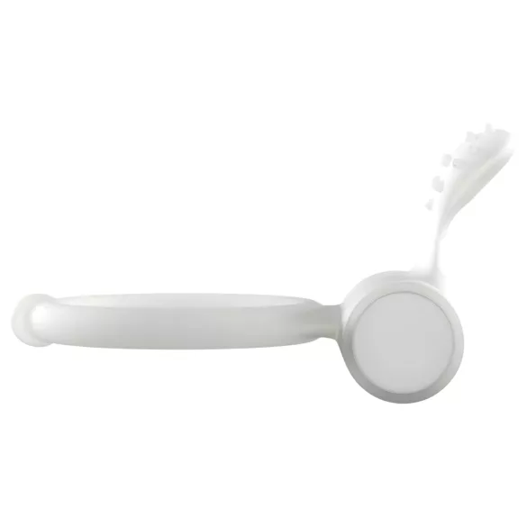 Dorcel - vibrerende penisring - glow in the dark - wit