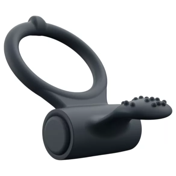 Dorcel Power Clit Plus - oplaadbare, vibrerende penisring (zwart)
