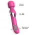 Dorcel Dual Orgasms - oplaadbare 2-in-1 masserende vibrator (roze)