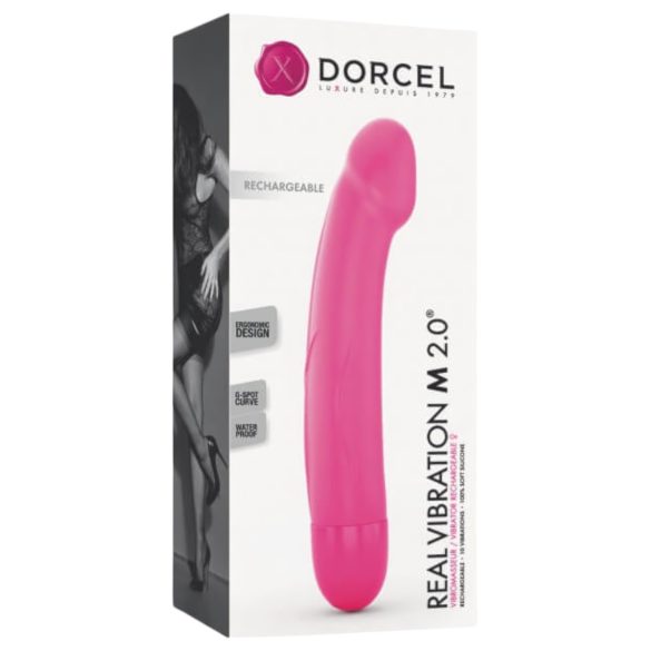 Dorcel Real Vibration M 2.0 - Oplaadbare Vibrator (Pink)