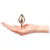 Dorcel Diamond Plug S - aluminium anale plug - klein (roségoud)