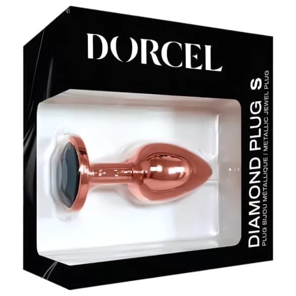 Dorcel Diamond Plug S - aluminium anale plug - klein (roségoud)