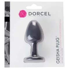Dorcel Geisha Plug M - bolvormige anaal plug (zwart)