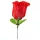 Panty Rose - string slip met rozensteel - rood - S/L