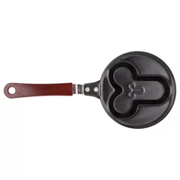Sekso - Eierpan penisvormig - Anti-aanbak - Metaal - Keukenaccessoire