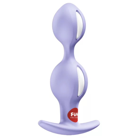 Fun Factory - anaal duo dildo - paar ballen - siliconen - paars
