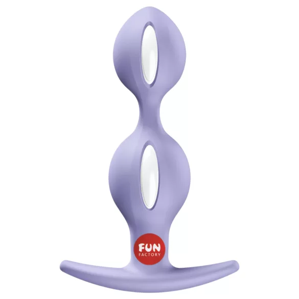 Fun Factory - anaal duo dildo - paar ballen - siliconen - paars