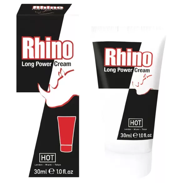 HOT - Rhino - Long Power vertragende crème (30 ml)