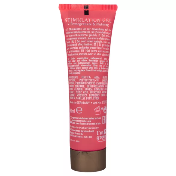 HOT Shiatsu - stimulerende crème voor vrouwen - granaatappel - 30ml