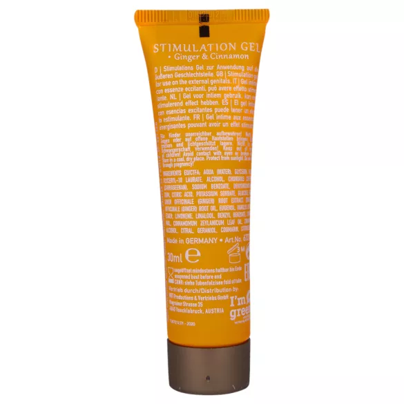 HOT Shiatsu - stimulerende crème voor vrouwen - gember en kaneel - 30ml