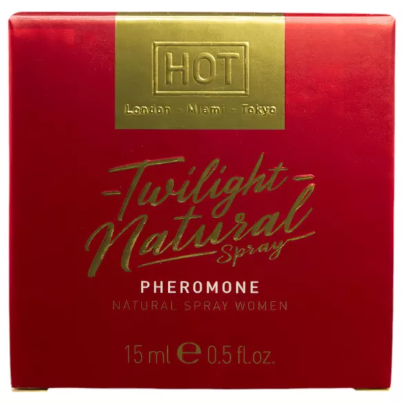 HOT Twilight Natural - feromonen parfum voor vrouwen - geurloos - 15ml
