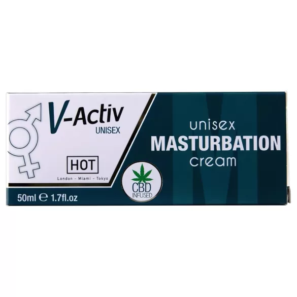 Hot V-Active - stimulerende unisex masturbatiecrème (50 ml)