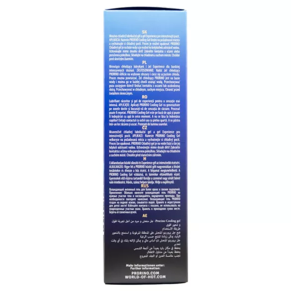 HOT Prorino - intieme crème voor mannen - sterk verkoelend - 100ml