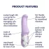 Satisfyer Charming Smile - g-spot vibrator - oplaadbaar, waterdicht - paars