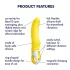 Satisfyer Yummy Sunshine - G-spot vibrator - waterdicht - geel