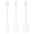 Satisfyer Yoni Power 1 - witte geishaballen set (3 stuks)