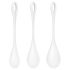 Satisfyer Yoni Power 1 - witte geishaballen set (3 stuks)