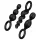 Satisfyer Booty Call - anaal plug set - siliconen - zwart - 3 stuks