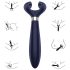 Satisfyer Endless Fun - oplaadbare, waterdichte koppels vibrator (blauw)