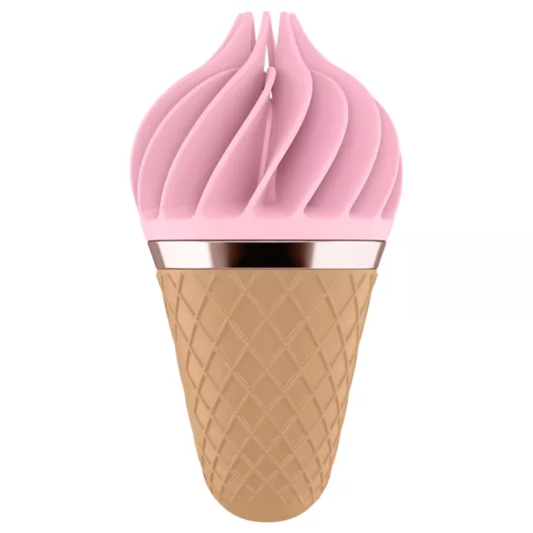 Satisfyer Sweet Treat - oplaadbare, roterende clitorisvibrator (roze-bruin)