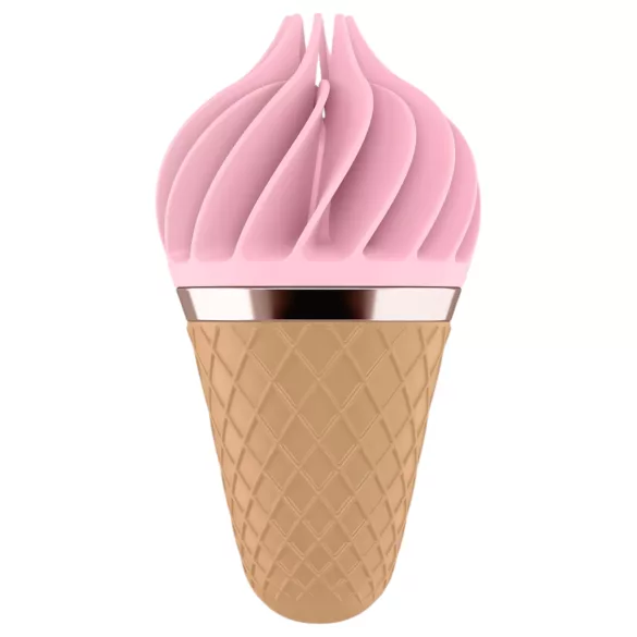 Satisfyer Sweet Treat - oplaadbare, roterende clitorisvibrator (roze-bruin)