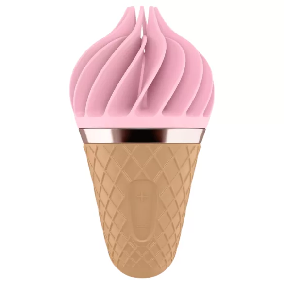 Satisfyer Sweet Treat - oplaadbare, roterende clitorisvibrator (roze-bruin)