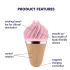 Satisfyer Sweet Treat - oplaadbare, roterende clitorisvibrator (roze-bruin)