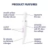 Satisfyer Wand-er Woman - waterdichte massage‑vibrator (wit)