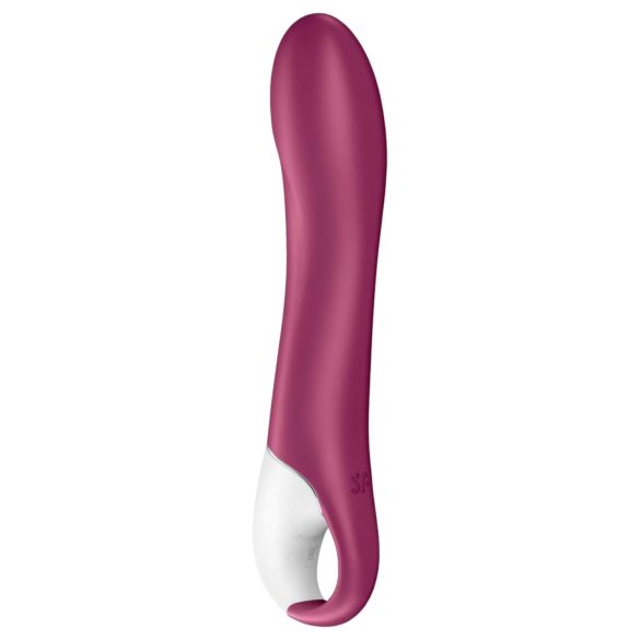 Satisfyer Big Heat - oplaadbare verwarmde G-spot vibrator (rood)