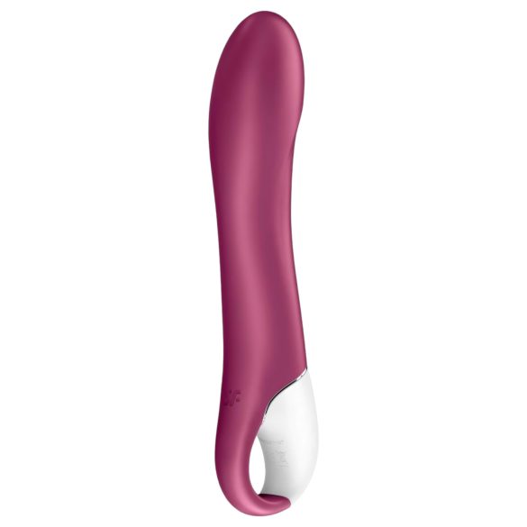 Satisfyer Big Heat - oplaadbare verwarmde G-spot vibrator (rood)
