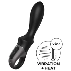   Satisfyer Heat Climax - verwarmde anale vibrator - app-gestuurd - zwart