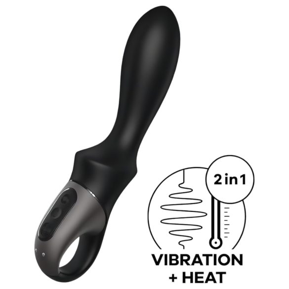 Satisfyer Heat Climax - slimme verwarmende anale vibrator (zwart)