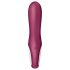 Satisfyer Hot Bunny - clitorale rabbit vibrator met verwarming - siliconen rood