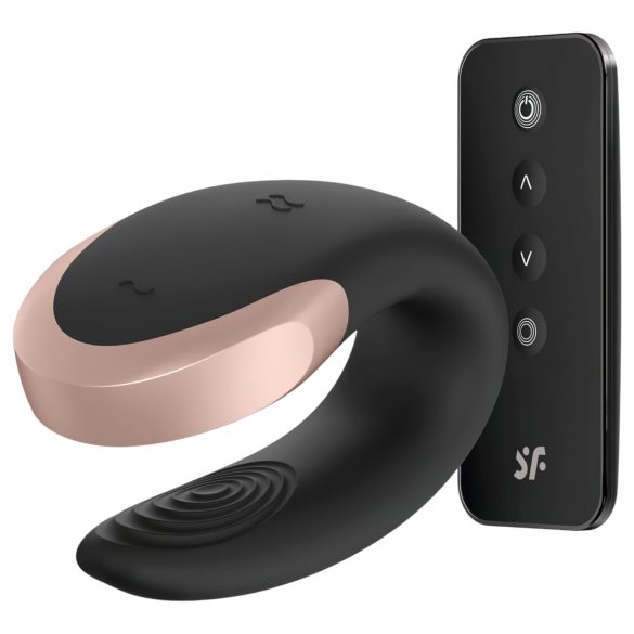 Satisfyer Double Love - slimme, draadloze duo-vibrator (zwart)