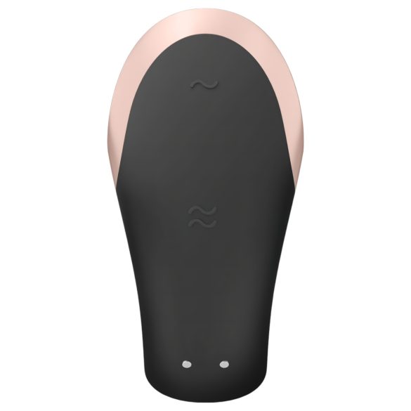 Satisfyer Double Love - koppel vibrator - app bestuurbaar - zwart
